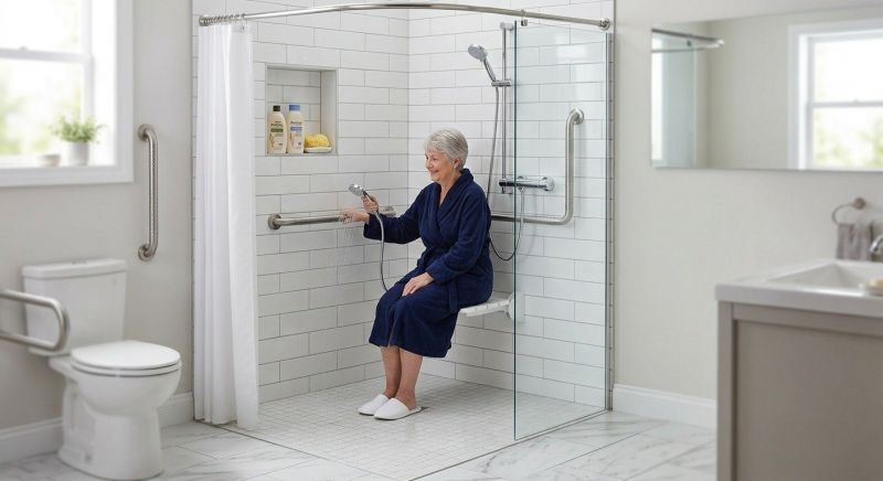 Elderly Shower Installation in Lancaster, PA
